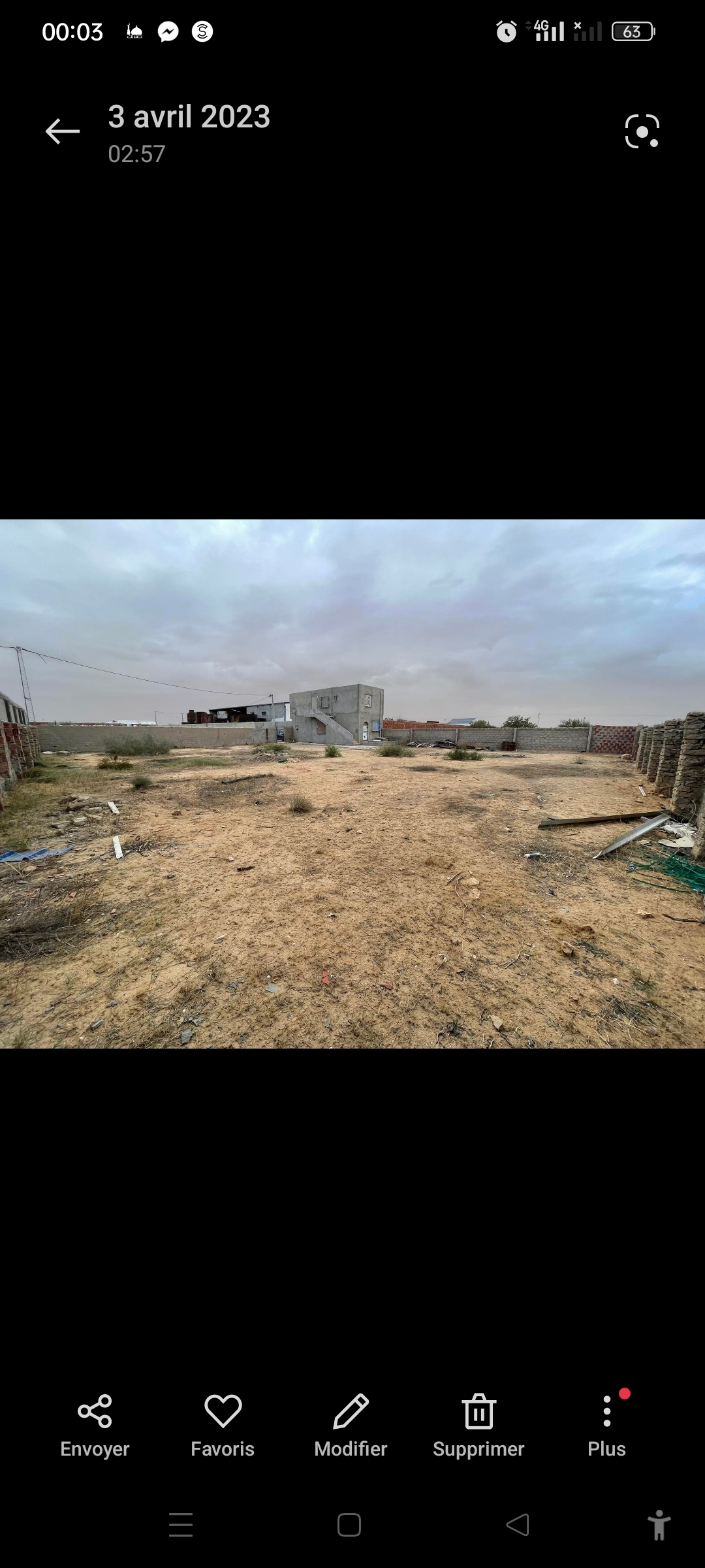 Sfax Sud El Khazzanette Terrain Terrain nu 2 app s2et s1 grand garage terrain de 1100 m2