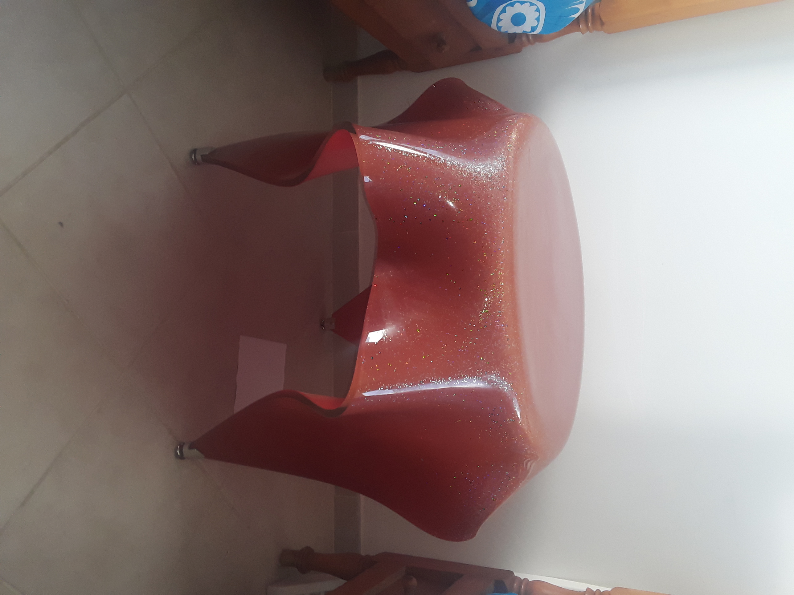 Cite El Khadra Cite Jardins Autres meubles Autres Trs belle console d'entre en verre rouge