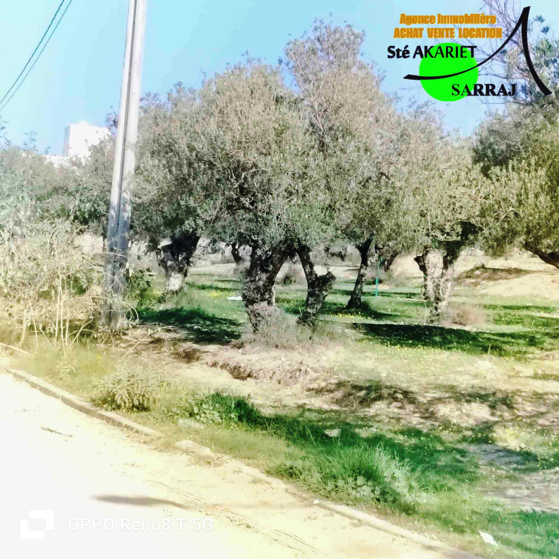 Kalaa Essghira Cite Chragui Terrain Terrain nu Lot 6830 pour projet ou lotissement  kalaa sghira