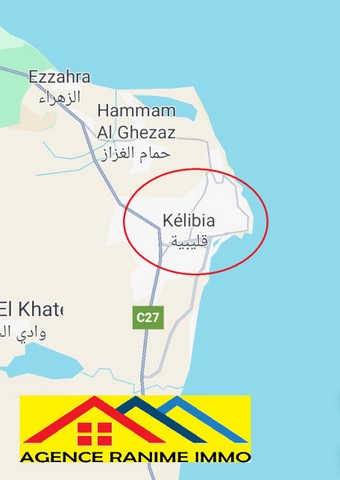 Kelibia Kelibia Terrain Terrain nu Terrain constructible de 1000m2 a kelibia