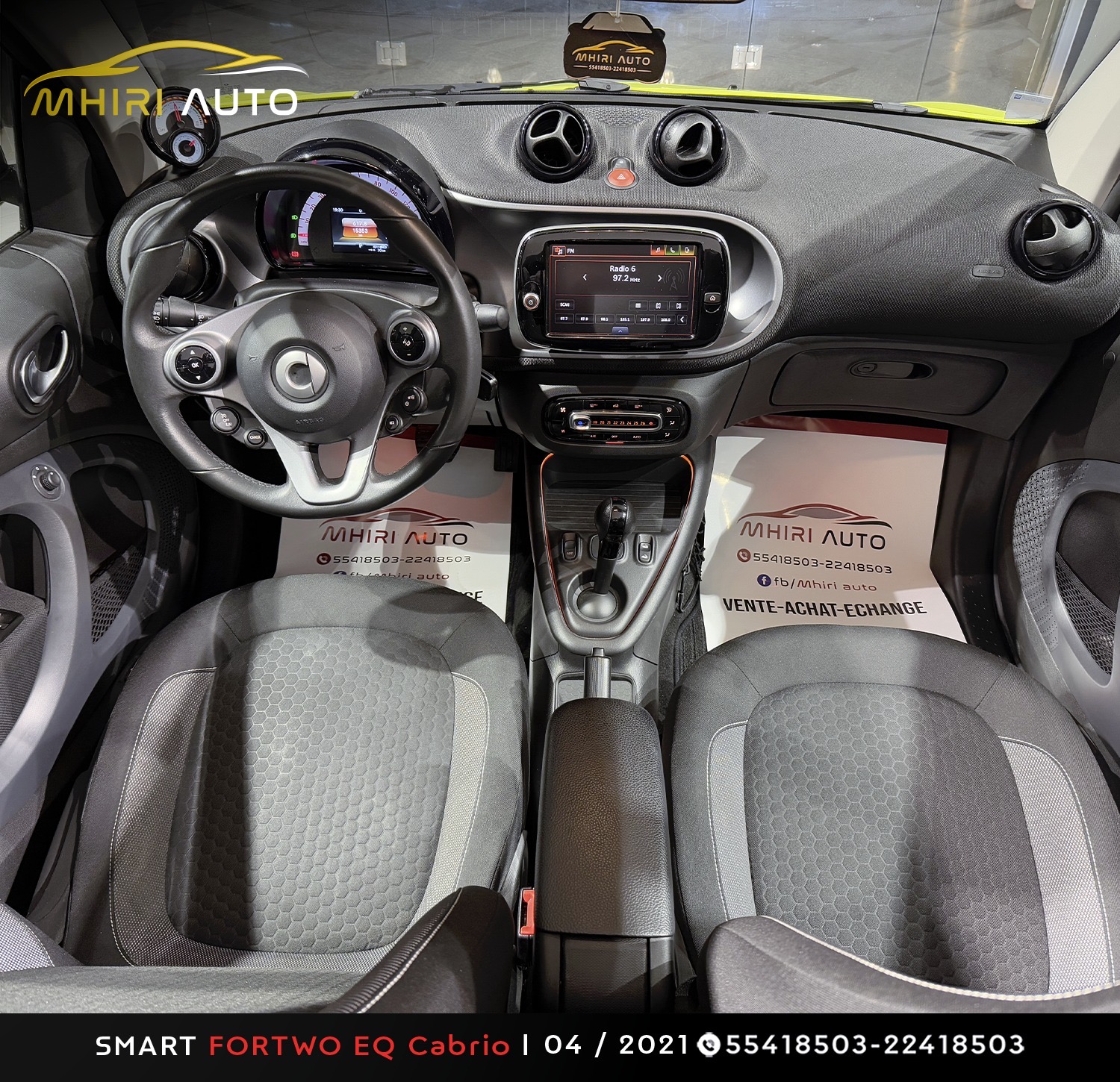 Mnihla Jardins d'el Menzah Smart Smart.Cabriolet Smart fortwo eq cabrio