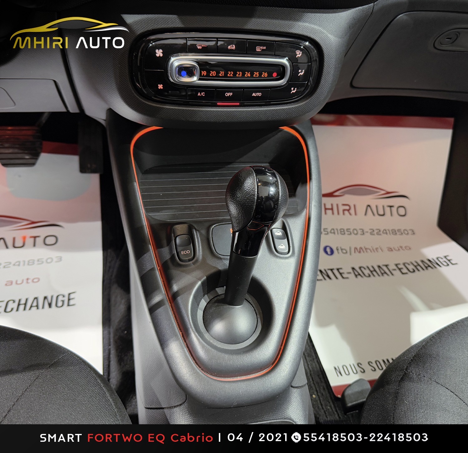 Mnihla Jardins d'el Menzah Smart Smart.Cabriolet Smart fortwo eq cabrio